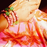 Resort report. Exploring Savai'i with a cuff my sister made.